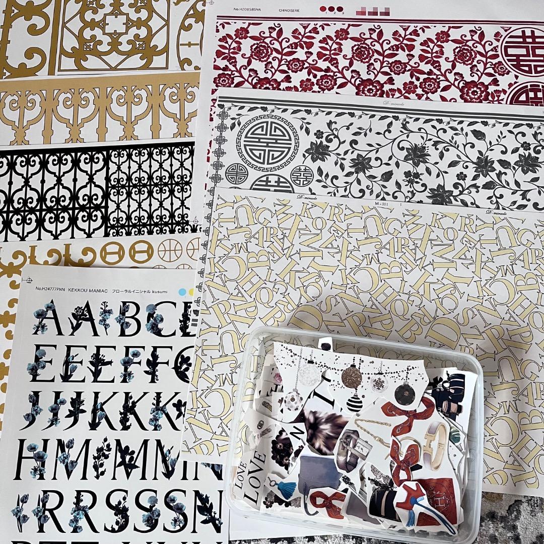 デザイン転写紙多数