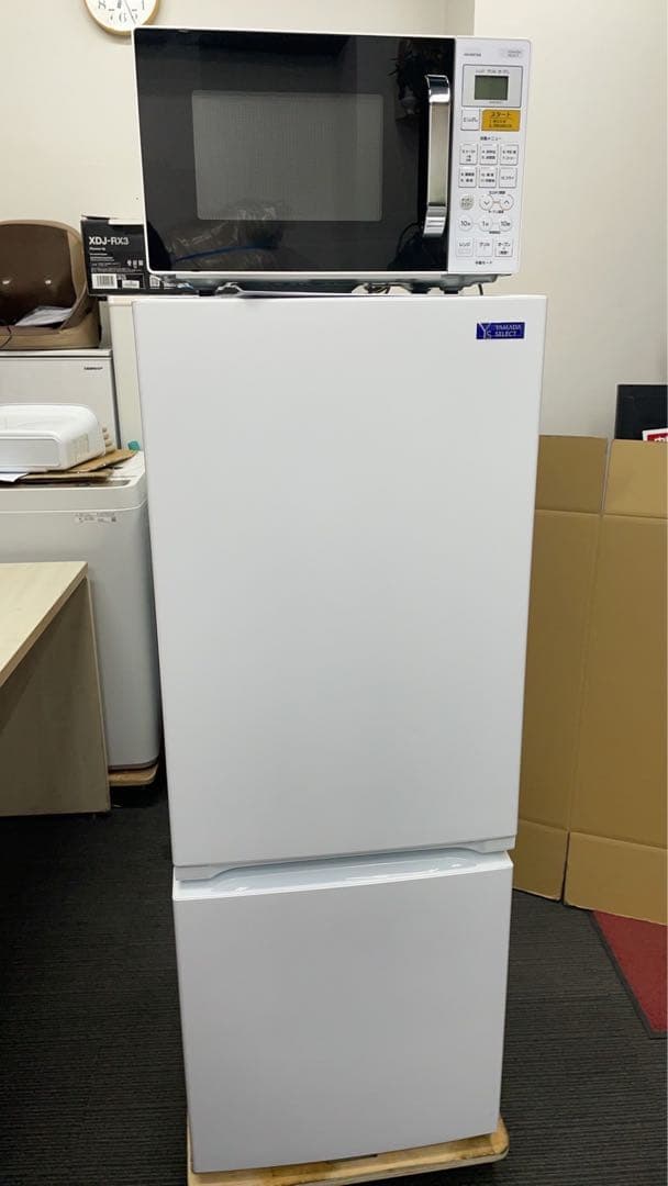 ★名古屋市近郊送料無料！新生活一人暮らし家電3点セット冷蔵庫洗濯機オーブンレンジ