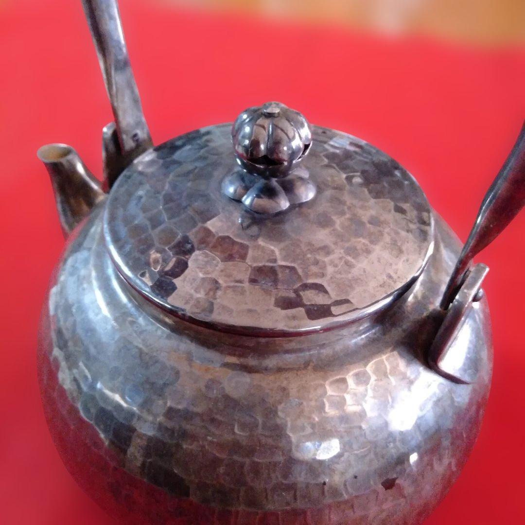 銀瓶　湯沸かし