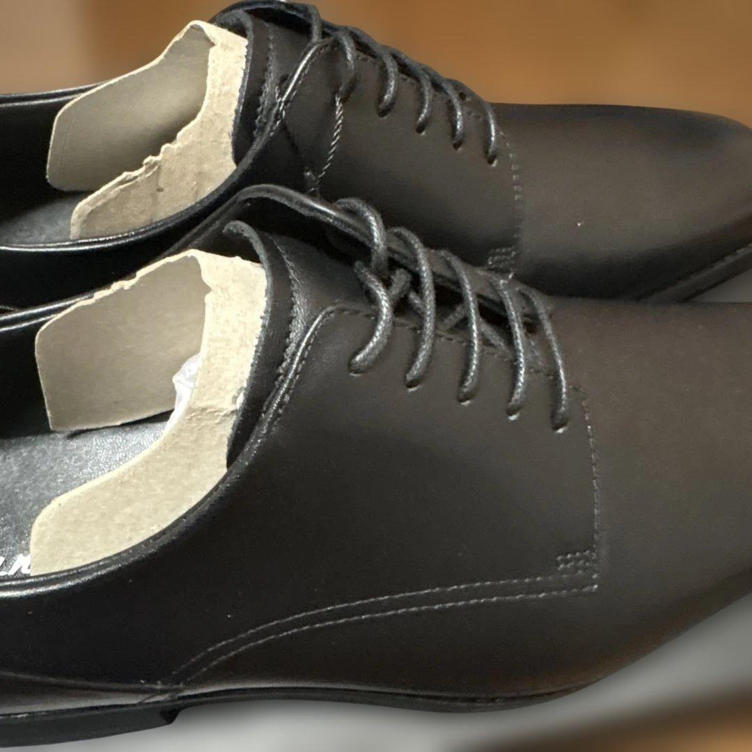 アシックス　ランウォーク　ブラックレザードレスシューズ27㌢