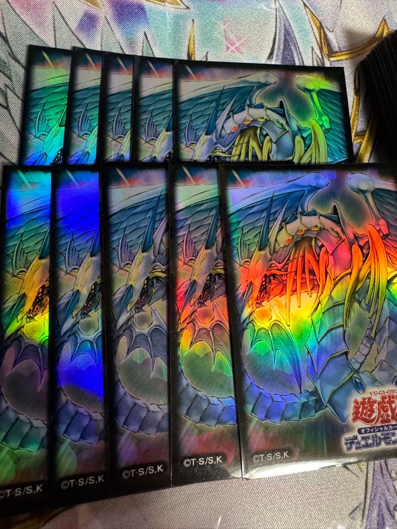 究極宝玉神 レインボー・ドラゴン スリーブ　遊戯王　 スリーブ　70枚