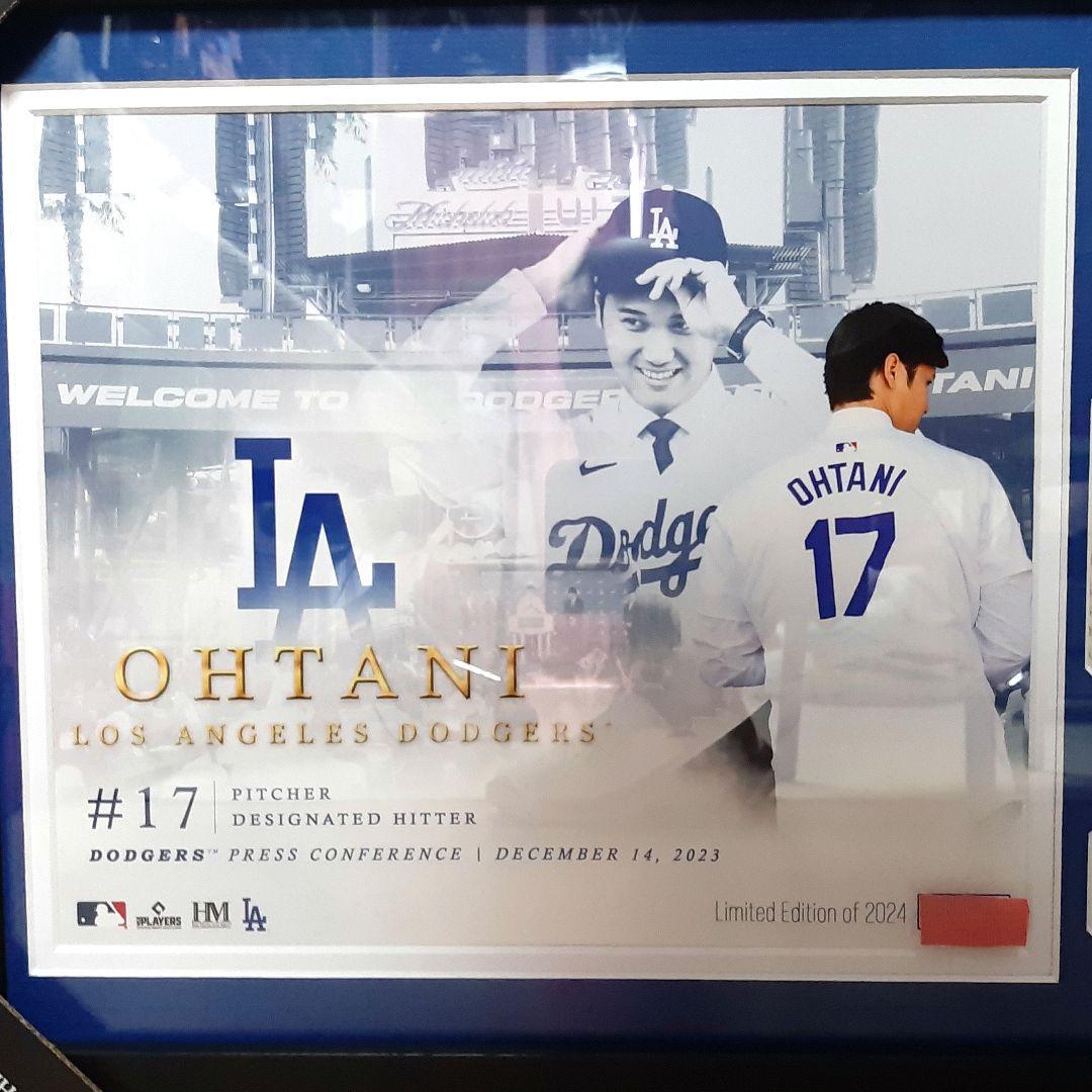 大谷翔平・2024ドジャース移籍会見記念ダブルフォトミント・限定2024個
