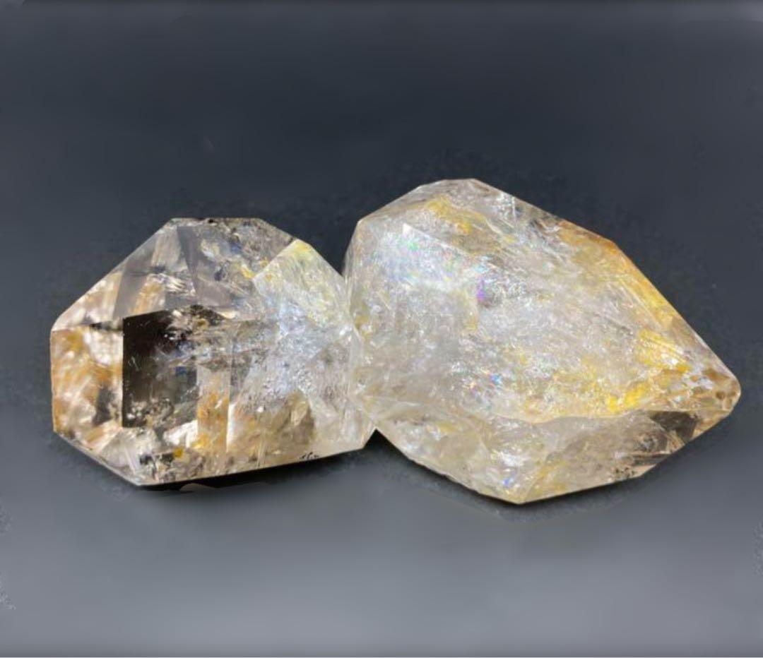 ご縁があったら手にして頂きたい。268g ニューヨーク産ハーキマーダイヤモンド⭐︎