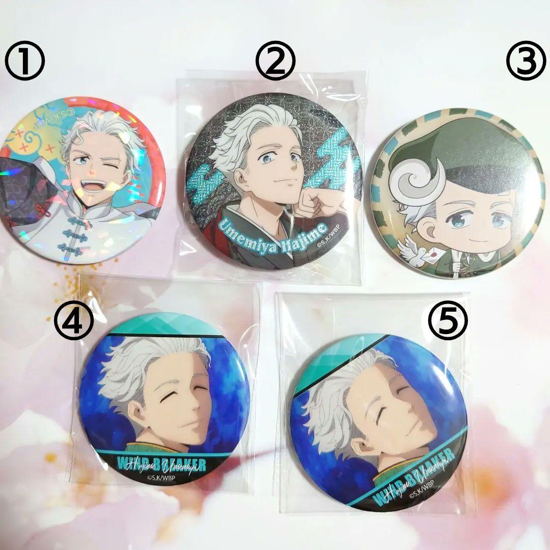 梅宮一 缶バッジ ウィンブレ WIND BREAKER