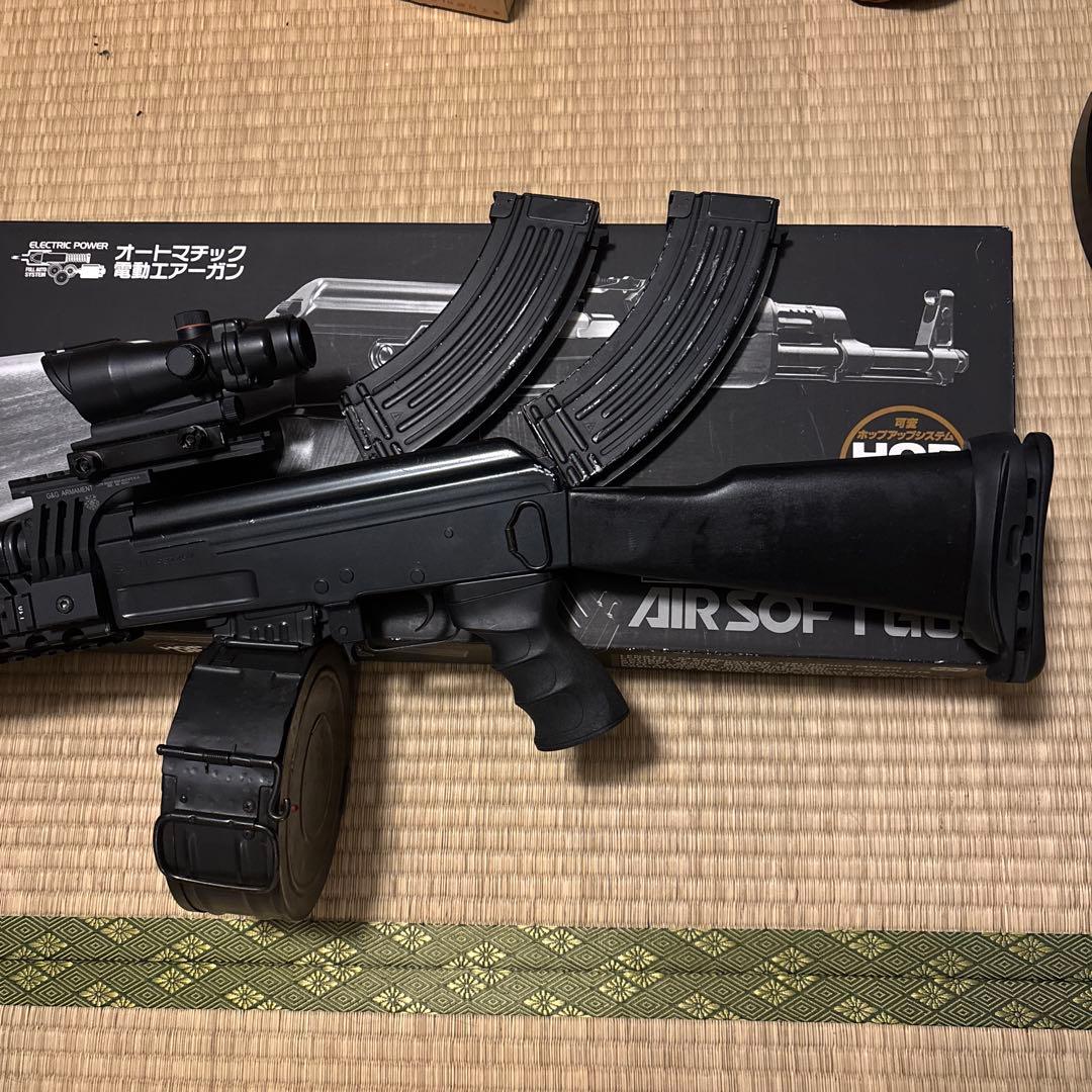 聖*せ様 電動ガン AK47 RISバージョン スコープ付き