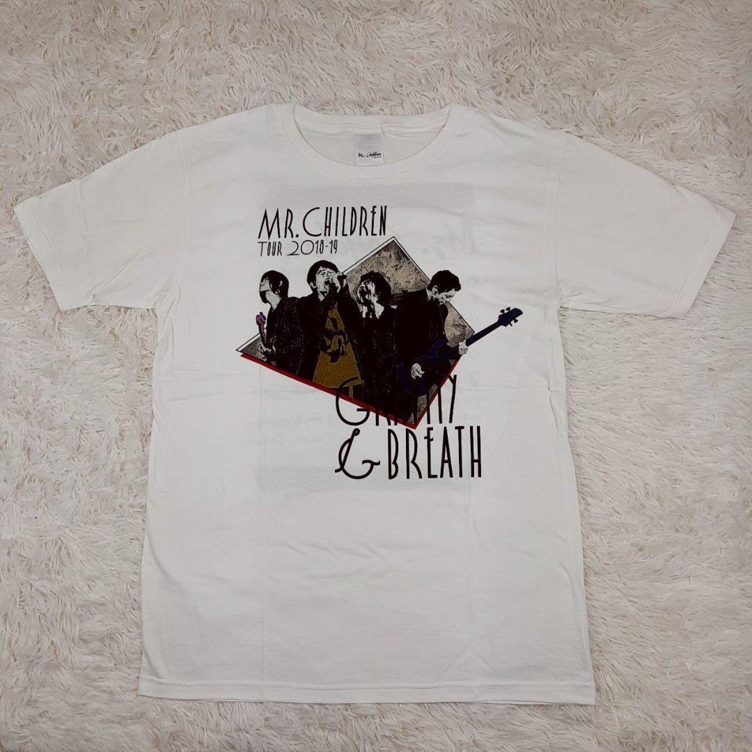 未使用品◎Mr.Children 重力と呼吸 LIVE Tシャツ 白 Lサイズ