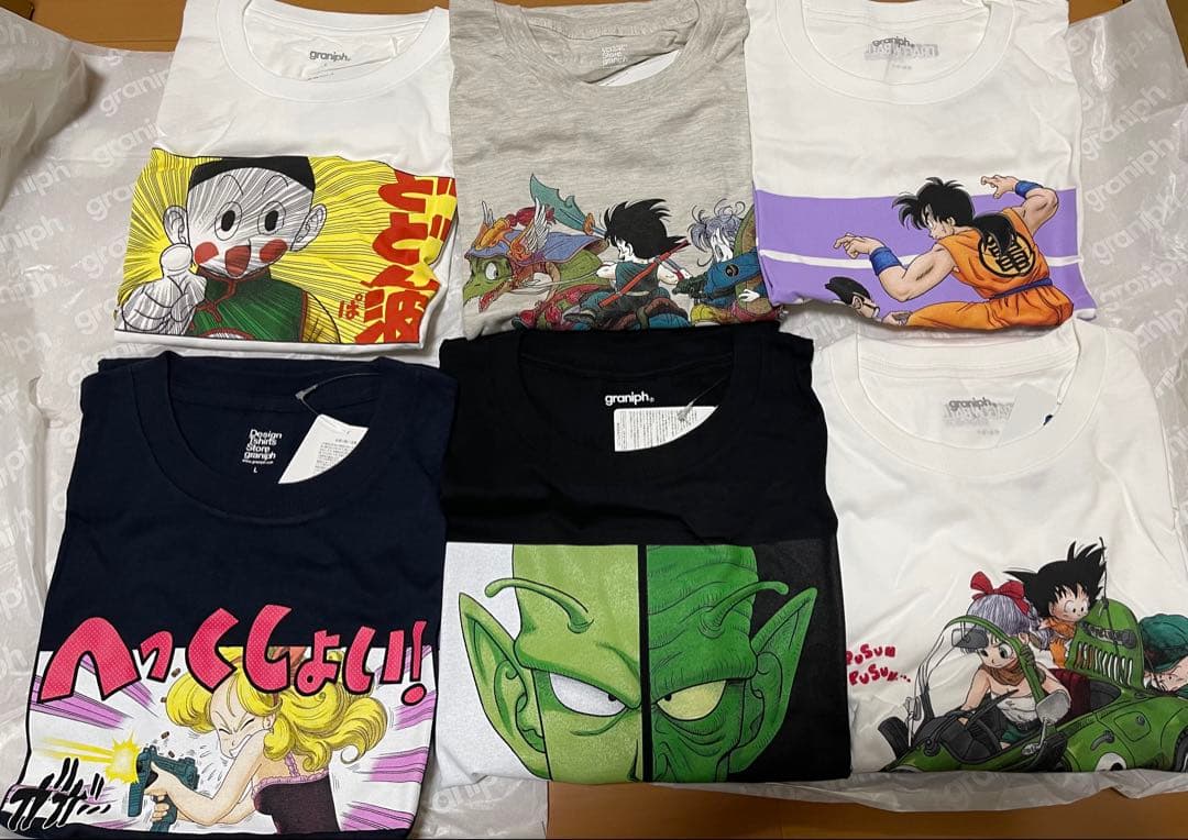 新品未着用　グラニフ　ドラゴンボール　Tシャツ　チャオズ　孫悟空　ヤムチャ