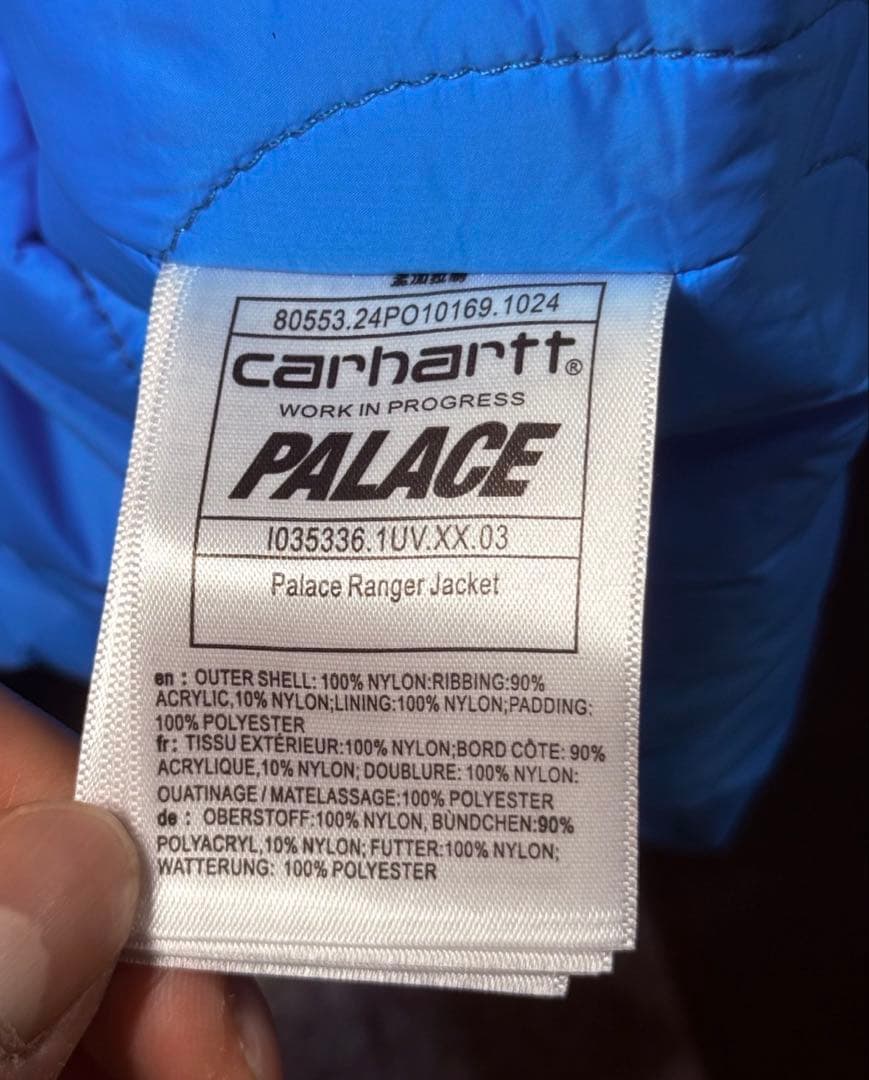 ジャケット・アウター PALACE CARHARTT WIP RANGER JACKET BLACK