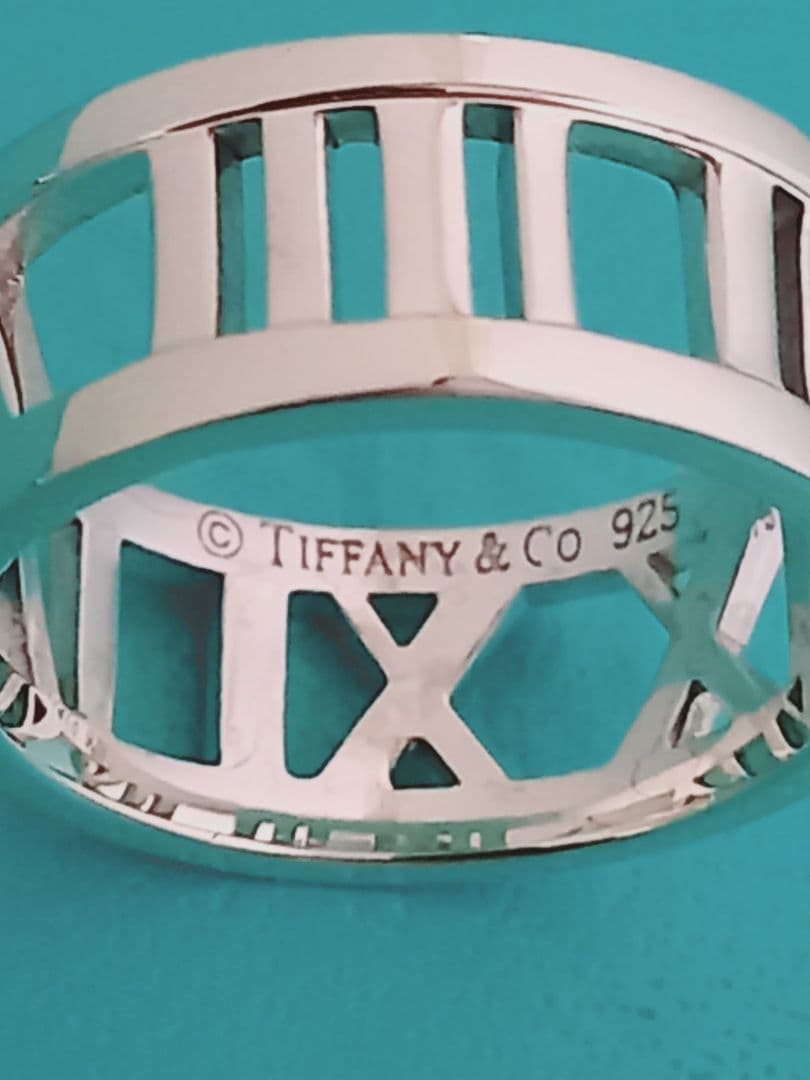 美品 TIFFANY ティファニー オープンアトラス シルバーリング