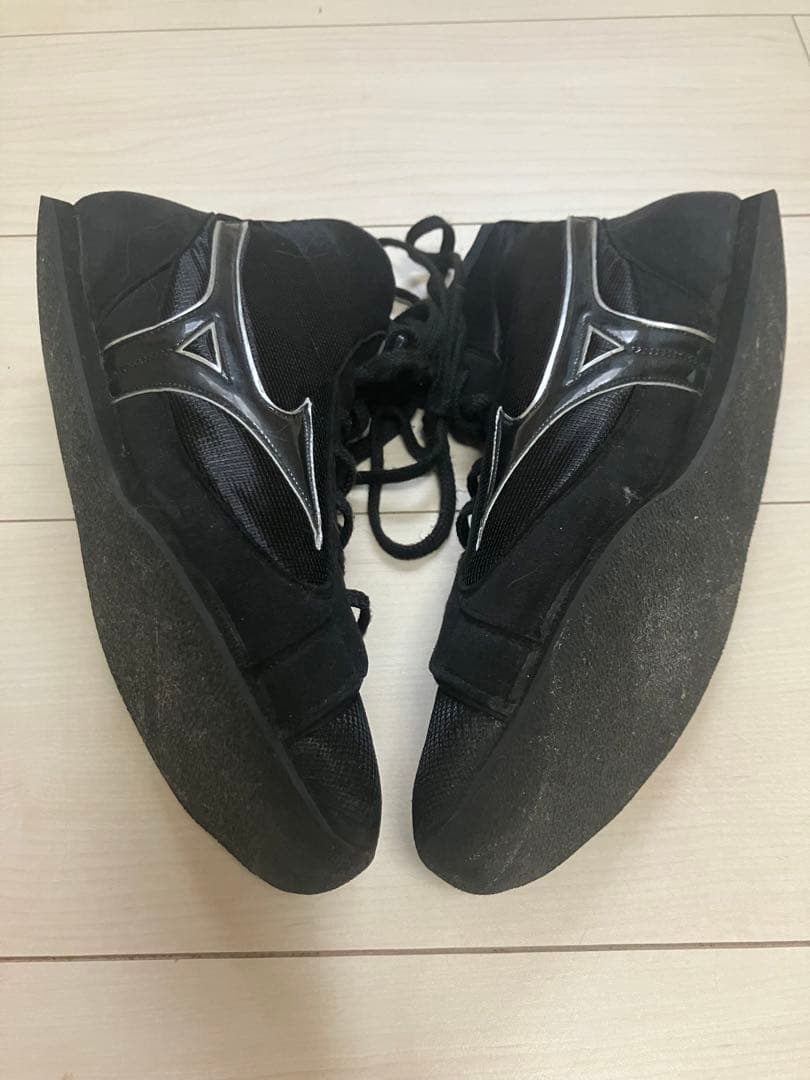 Mizuno ボクシングシューズ ブラック ハイカット 26.5㎝