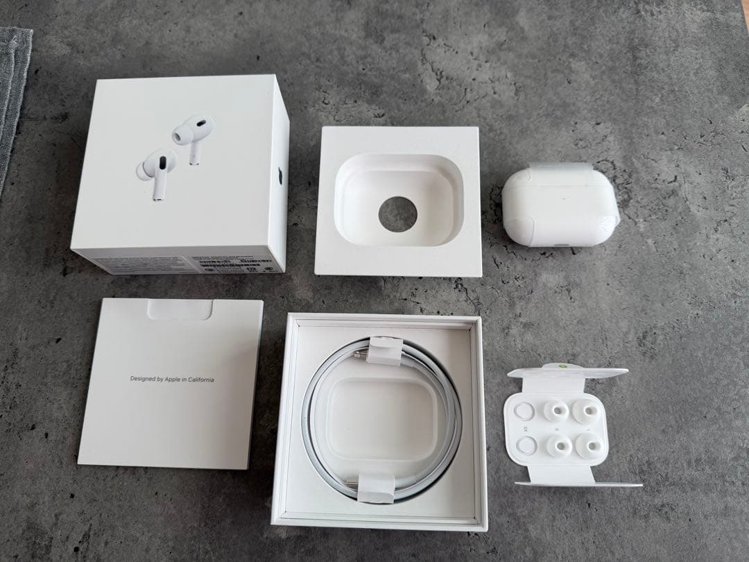 【付属品完備】AirPods Pro2 本体 ホワイト
