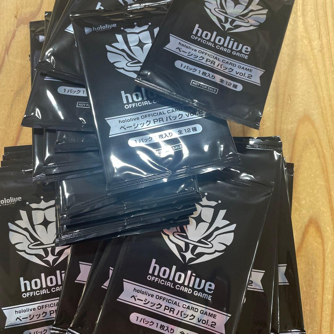 48パック　hololiveの公式カードゲーム、ベーシックPRパックvol.2