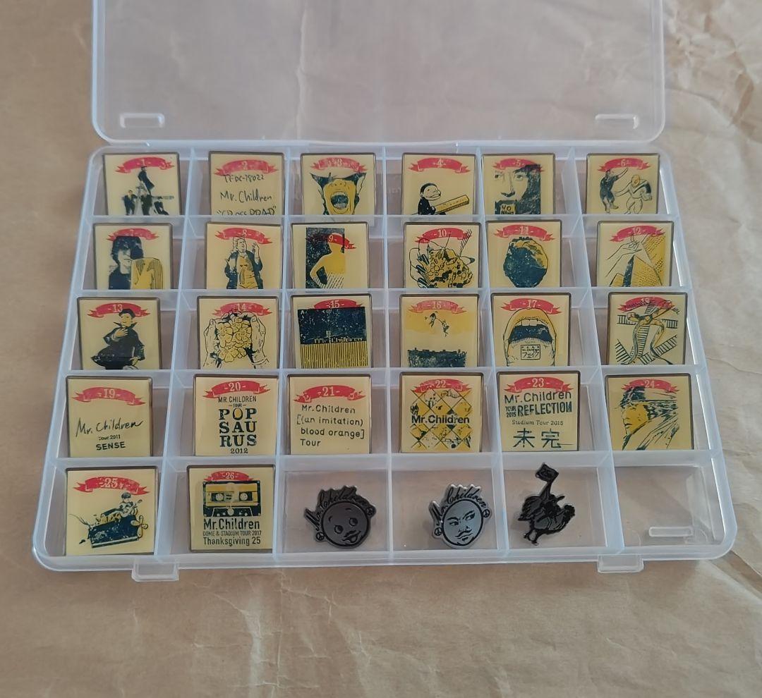 ミスチル、Mr.Children、ピンバッジ全種セット