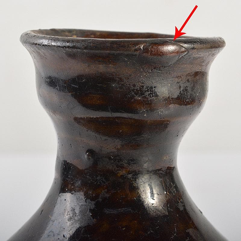 朝鮮唐津　古唐津　徳利　時代箱付　D　R7304