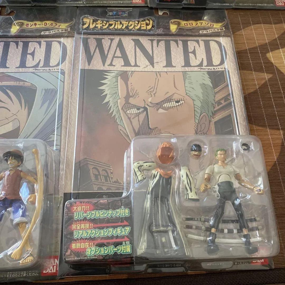 【未開封】ワンピース　フレキシブルアクション　フルセット　ルフィ　エース　ゾロ