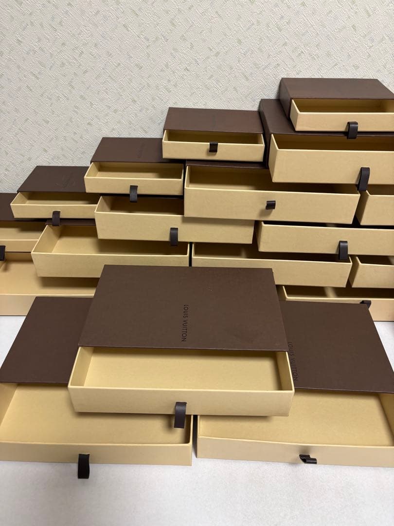 超、超大量VUITTON 空箱33箱　ギフトボックス セット ブラウン ベージュ
