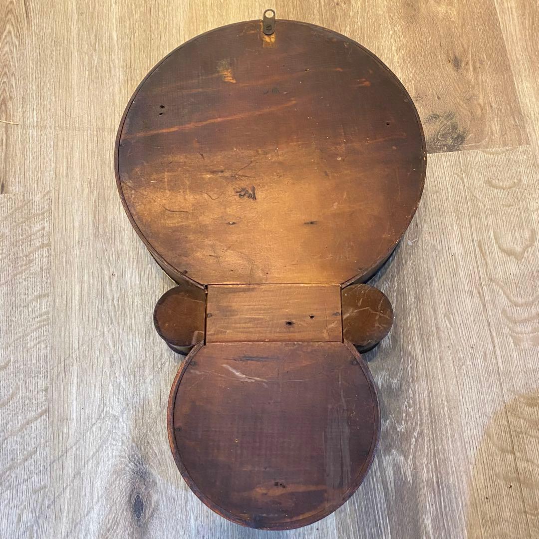 E.INGRAHAM 柱時計 だるま時計 振り子時計 機械時計　ヴィンテージ