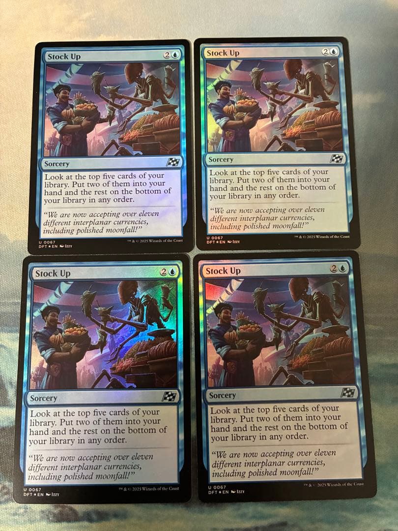 MTG 食糧補充　英語版　FOIL 4枚