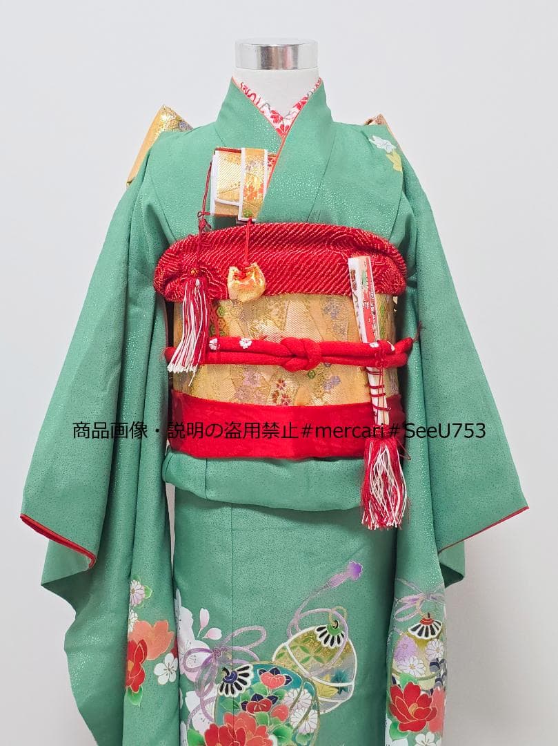 七五三　7歳　着物　セット　女の子 *c66