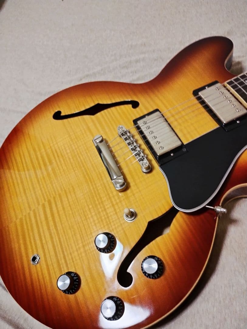 T！Epiphone ES-335 Figured IG/美品/Hケース