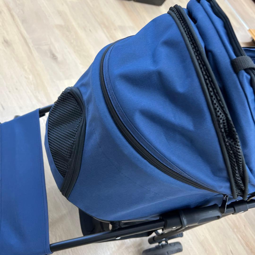 ネイビー ナイロン ペットカート