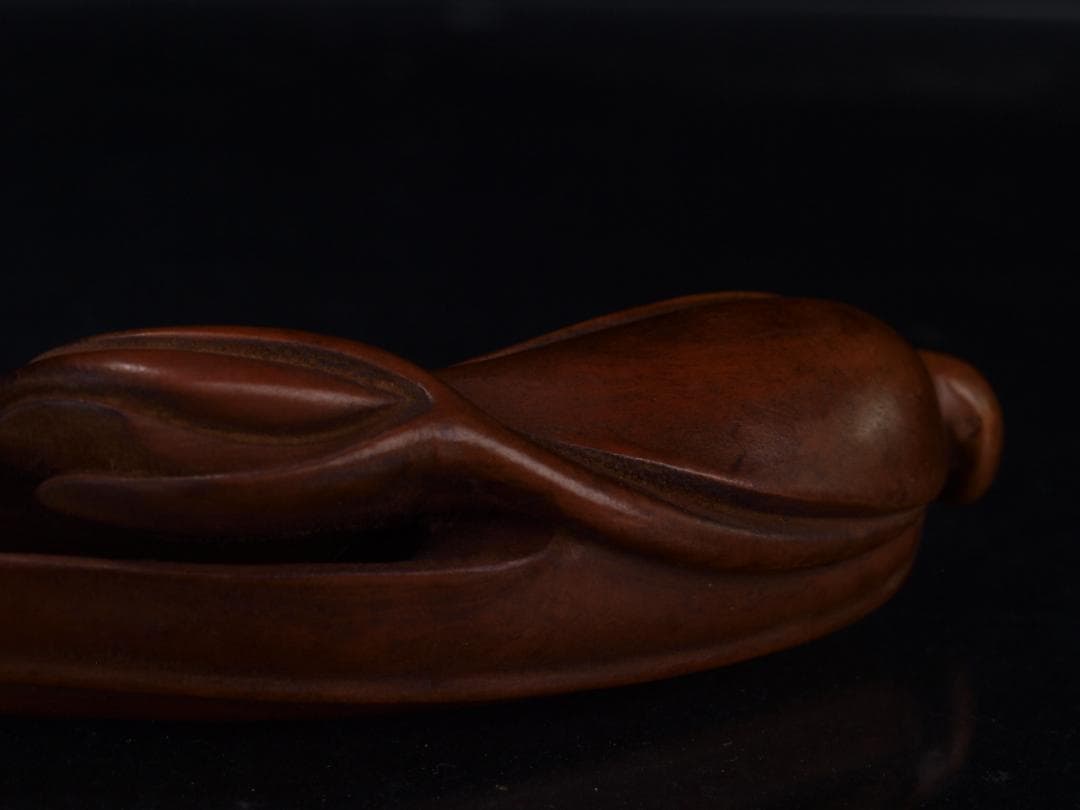 中国清時代の木製彫刻　激安骨董品 古美術 DE1513D2-2