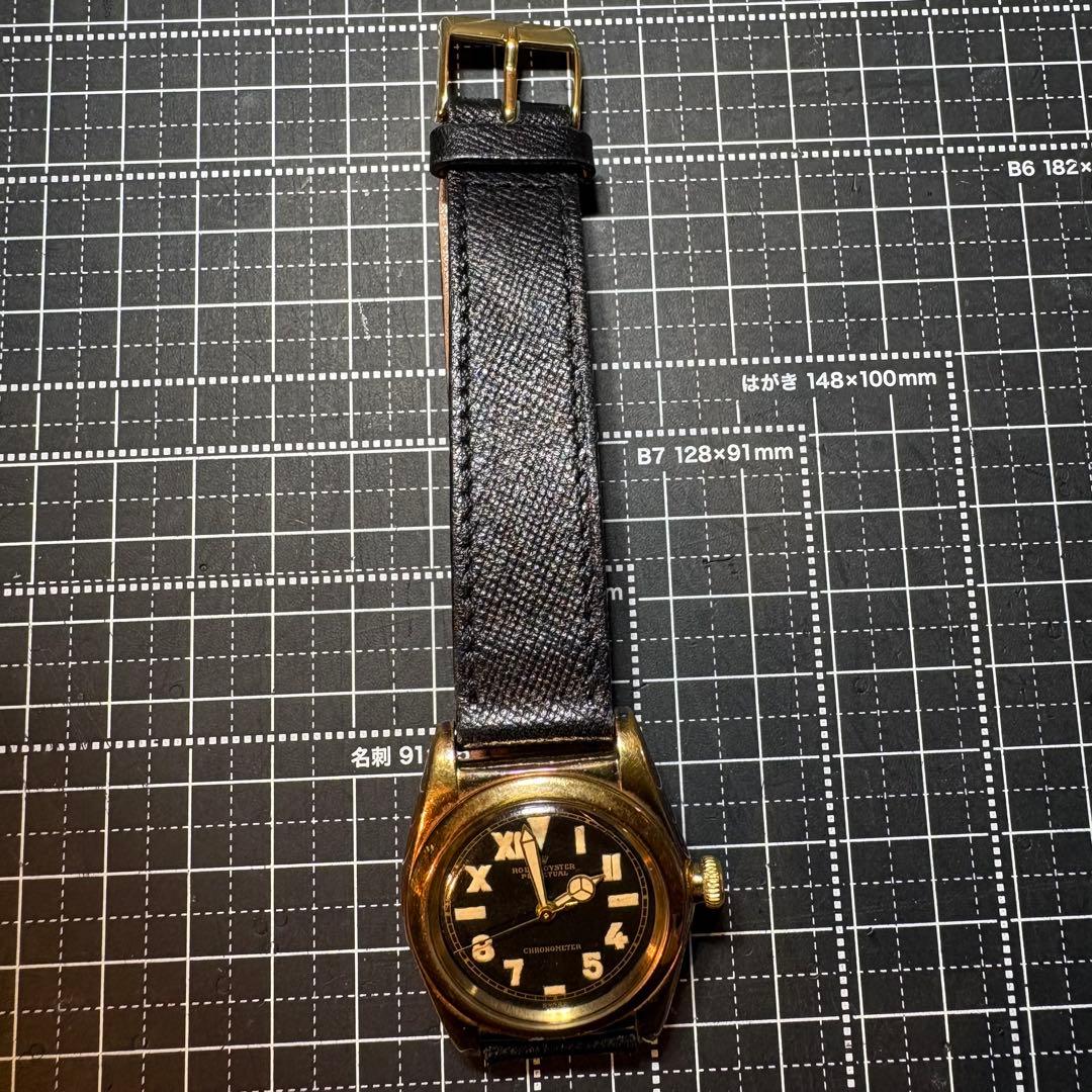 ROLEX バブルバック10KYGステンバック1944年製自動巻き