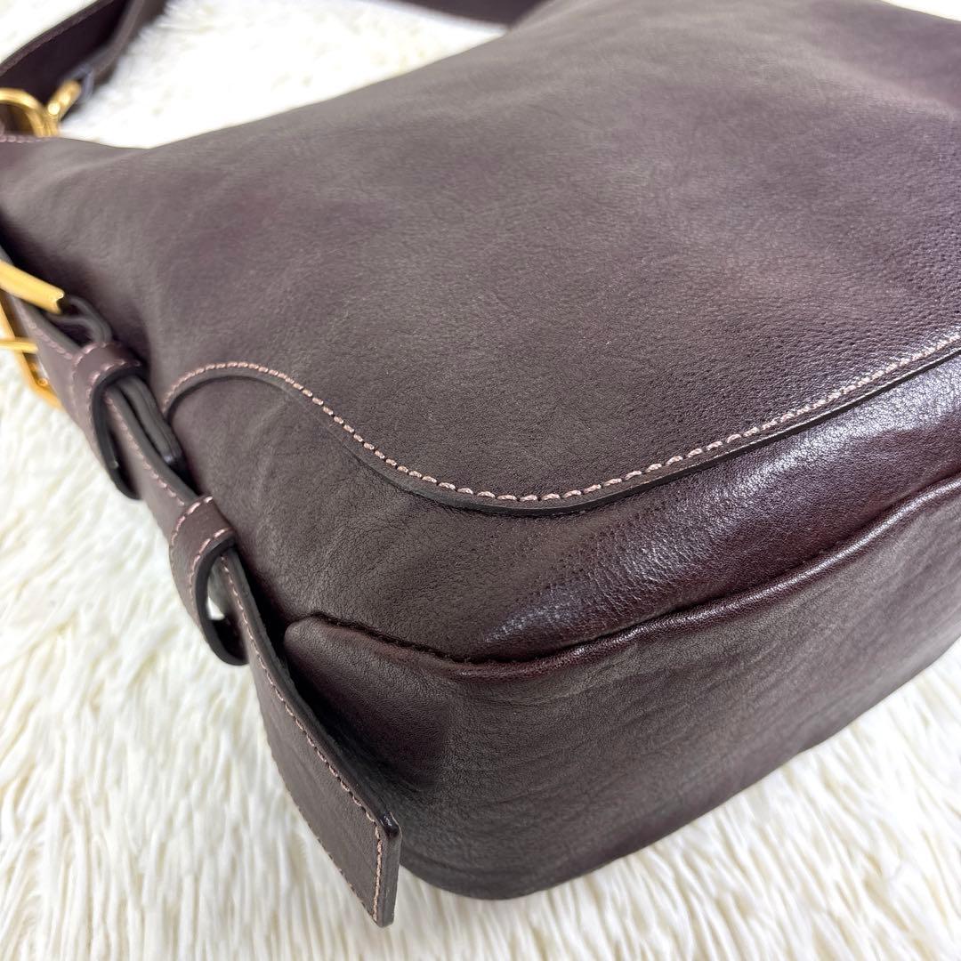 美品、土屋鞄、AGIR、アジール、2WAY、ショルダーバッグ、レザー