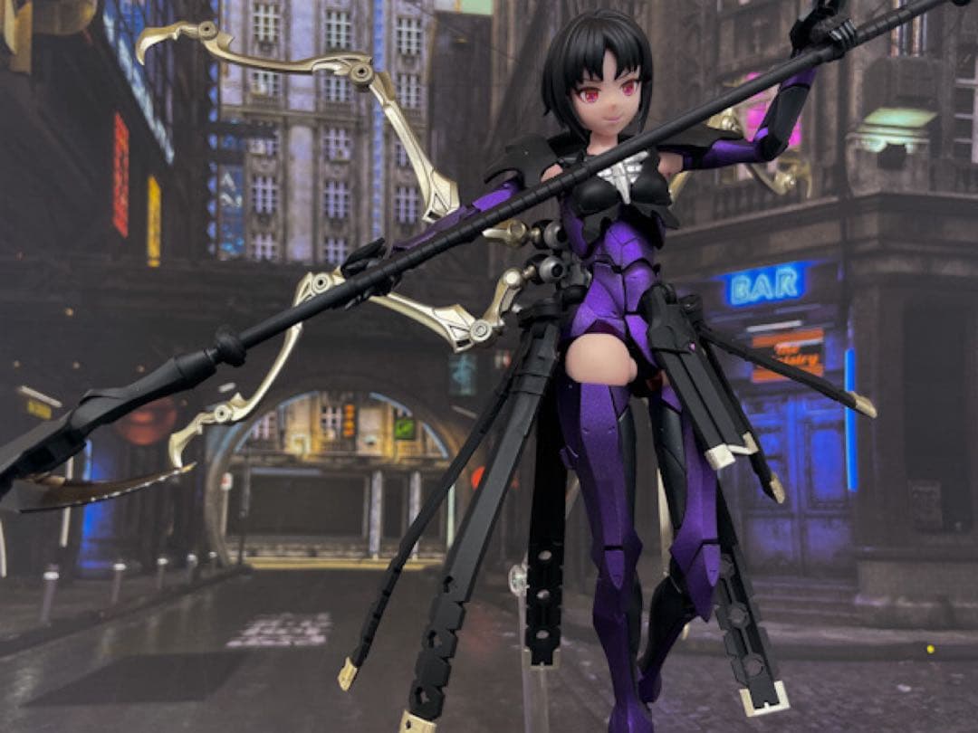 無限邂逅メガロマリアネクロフェイス　完成品　創彩少女庭園　ショートウィッグ付き