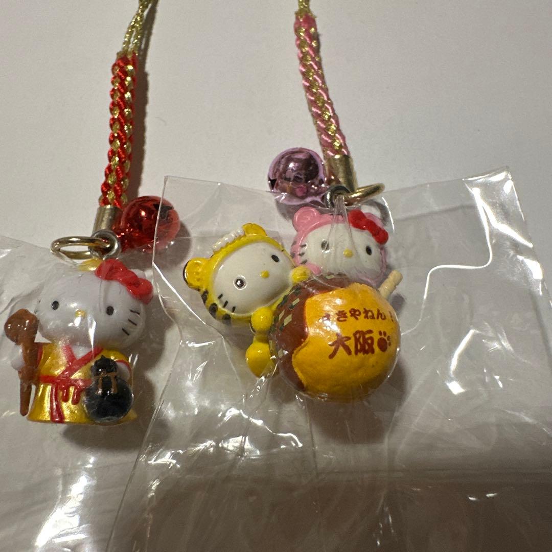 【新品未開封】ハローキティご当地根付けストラップ9個セット