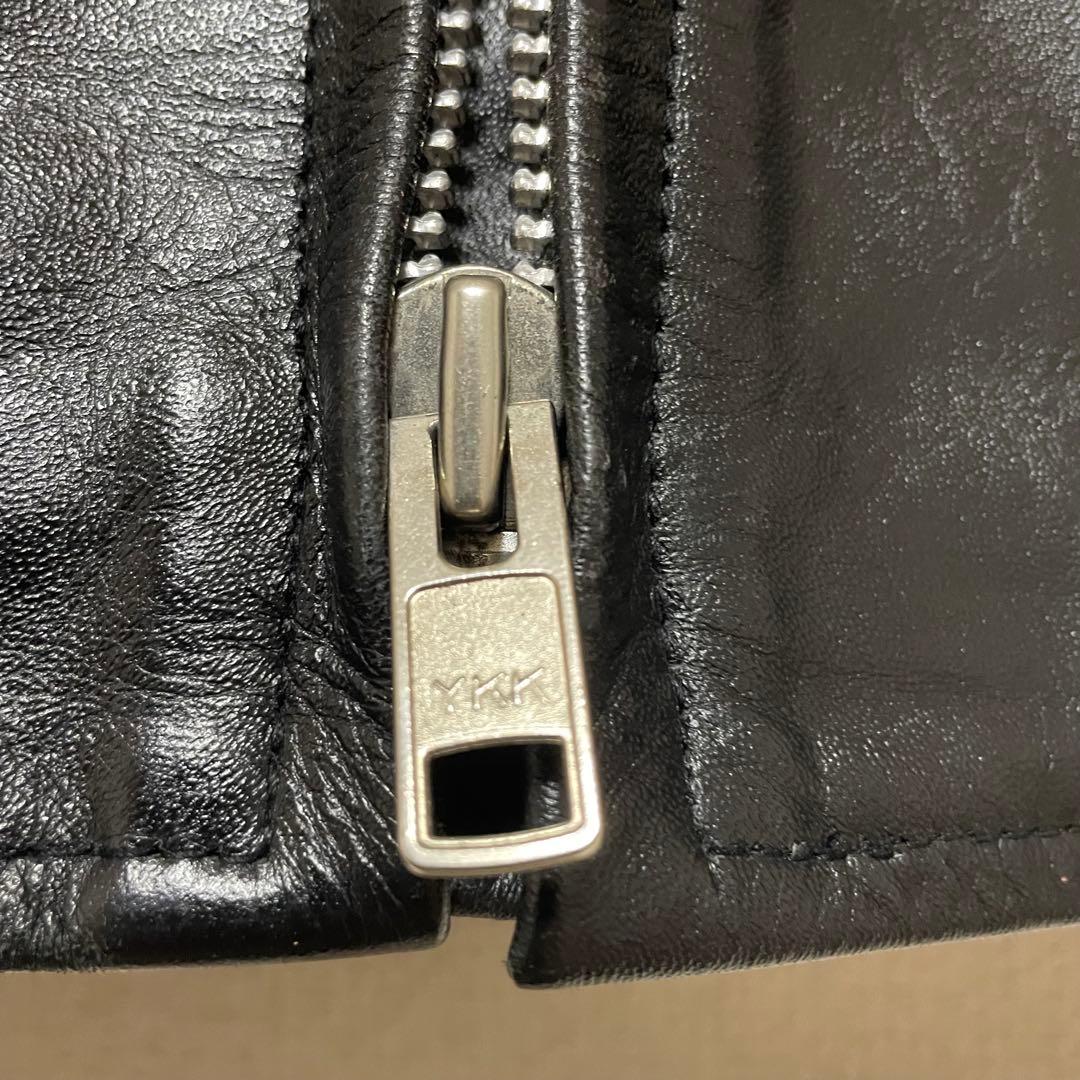 Horn Works 本革　シングルライダースジャケット　サイズS