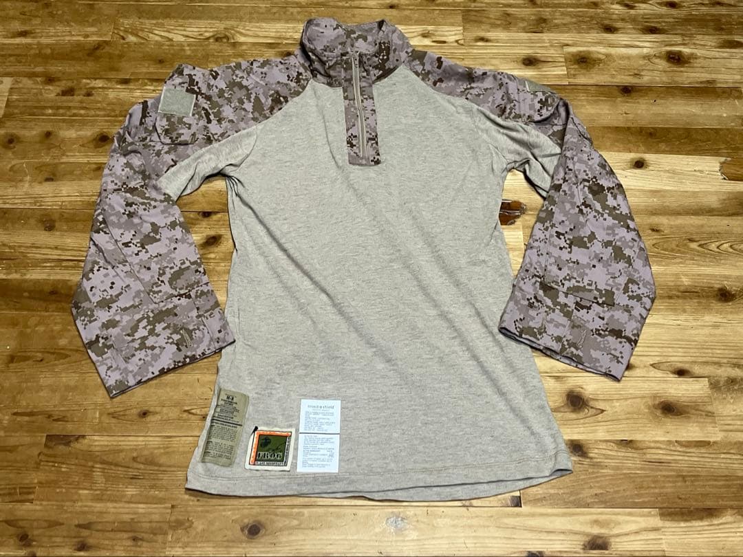 USMC FROG 難燃性・防虫 デザートマーパット上下セット M-R 中古良品