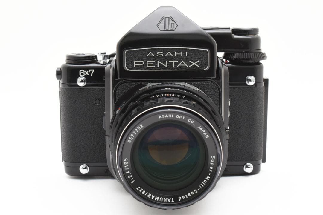 極上品 ペンタックス 6×7 105mm F2.4 アトムレンズ 付 中判カメラ