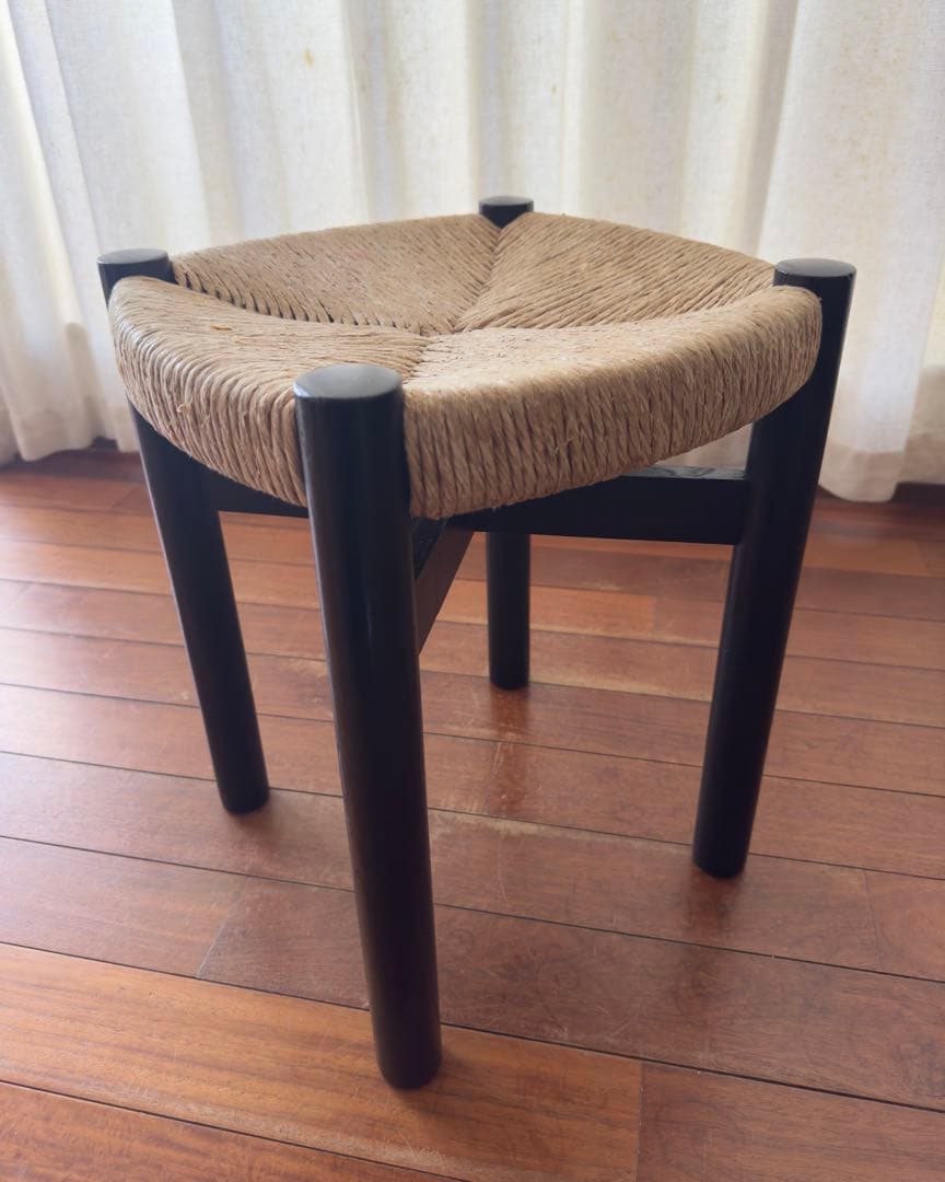 シャルロット ペリアン メリベル スツール 黒 ヴィンテージ