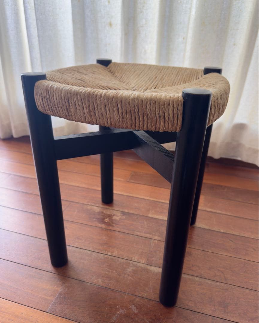 シャルロット ペリアン メリベル スツール 黒 ヴィンテージ