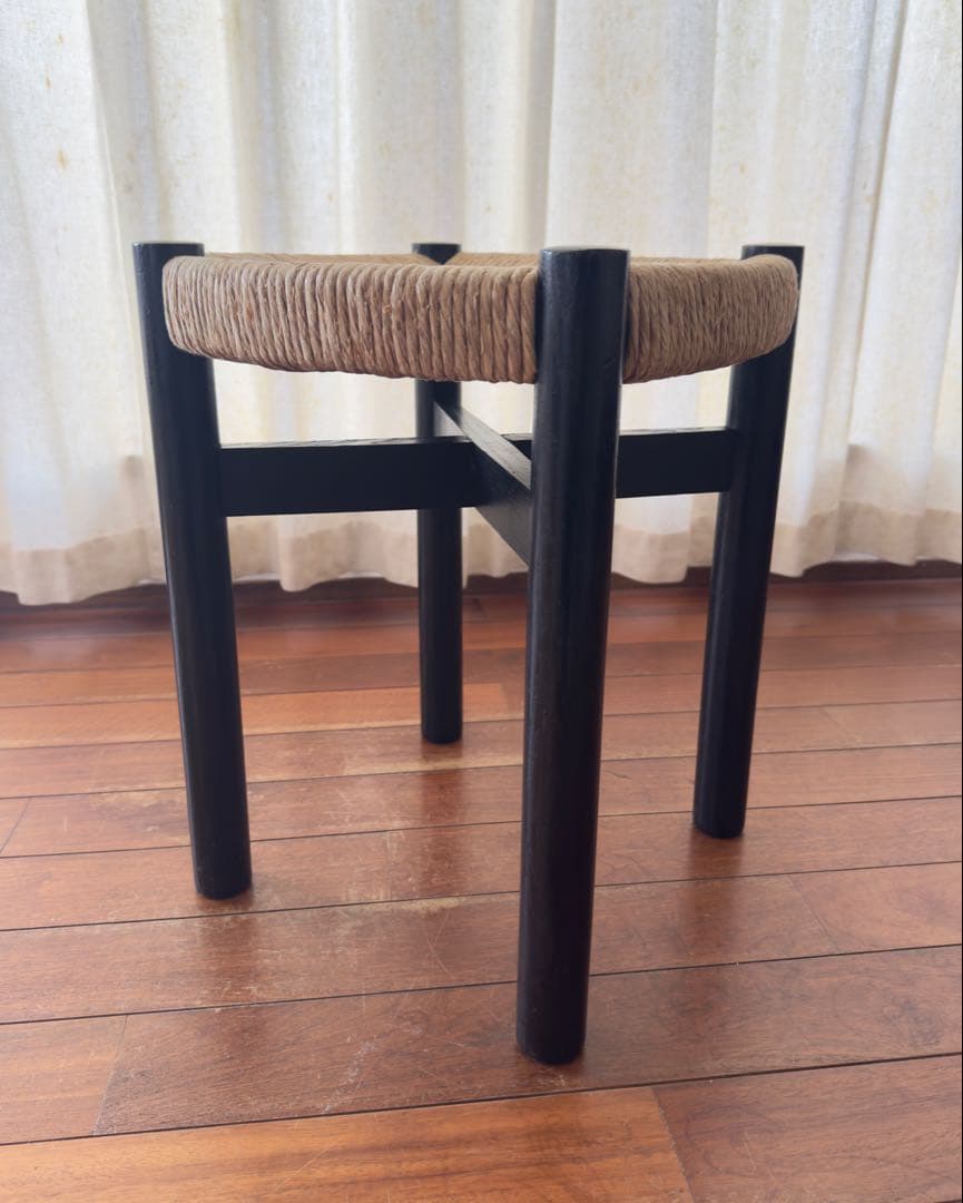 シャルロット ペリアン メリベル スツール 黒 ヴィンテージ