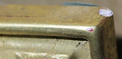 葛西四雄【雪の屋根】 油彩 4号