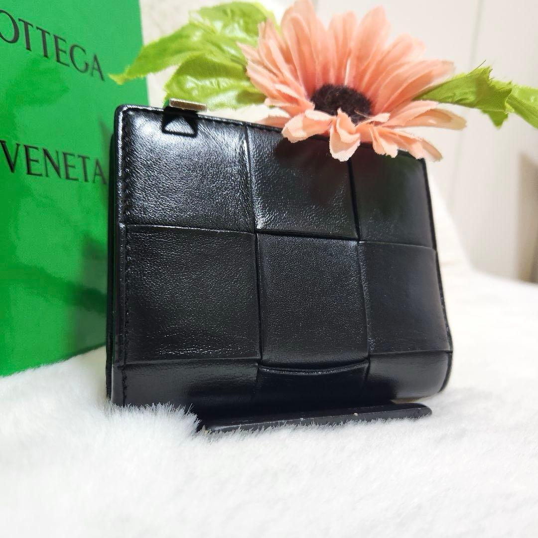 たけ✨極美品　RFID搭載✨ボッテガ　二つ折り　カセット　イントレチャート