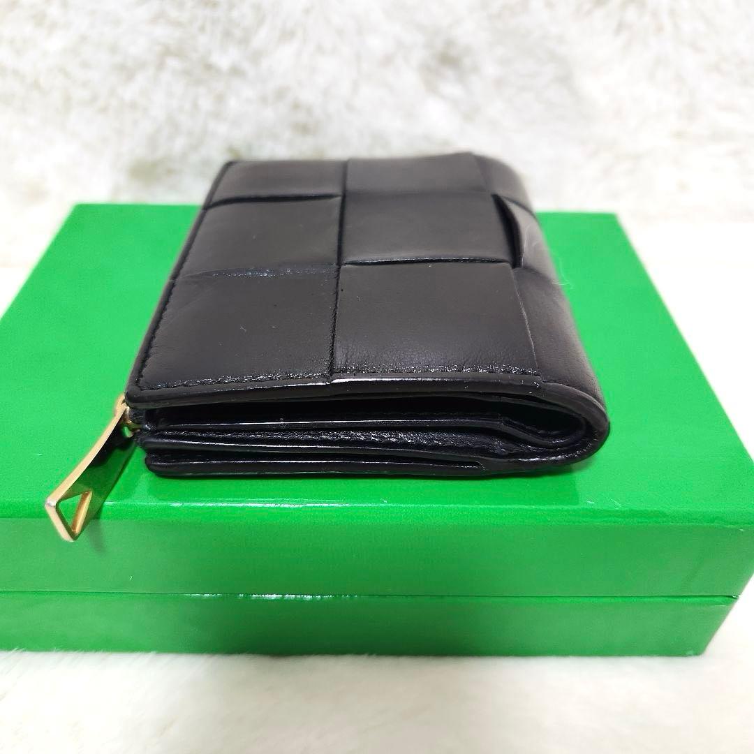 たけ✨極美品　RFID搭載✨ボッテガ　二つ折り　カセット　イントレチャート