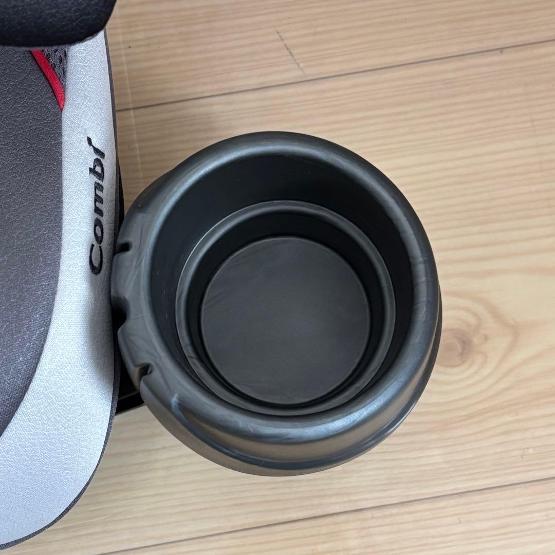 【超美品】コンビ ジョイトリップエアスルーエアー GCジュニアシート グレー