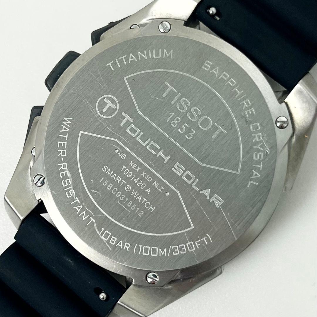 【稼働】 TISSOT T-TOUCH T091420A ソーラー 腕時計