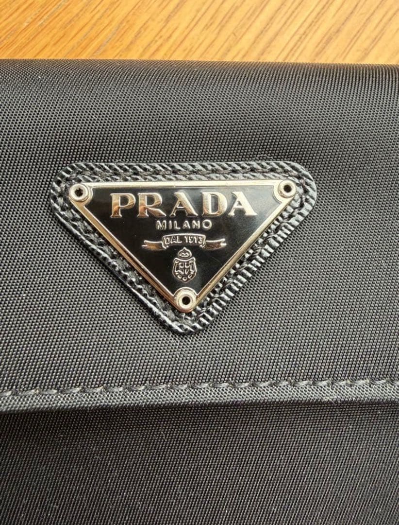 クロエ PRADA M510 Tessuto Nero 三つ折り財布