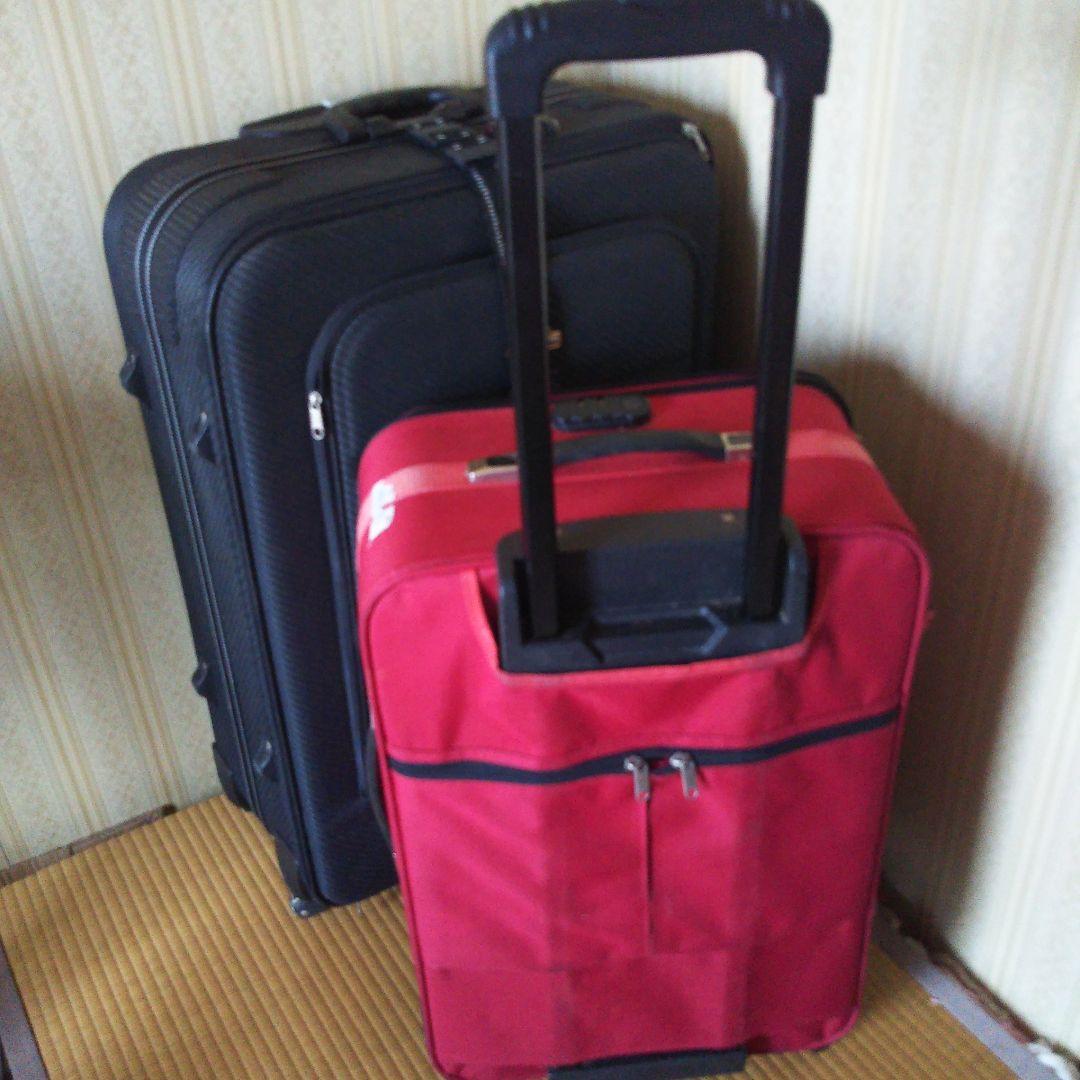 大型キャリーバッグ 布製ソフトケース　Lサイズ　2個セット