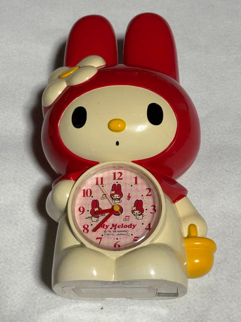 動作品　中古　マイメロディ　しゃべる　目覚まし時計　1998年