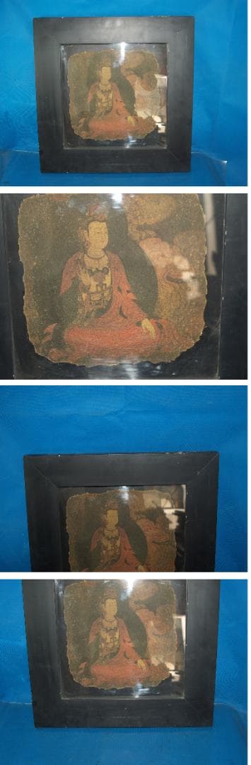 敦煌莫高窟壁画 人物像 発掘品　骨董品<BR> Z0982B34