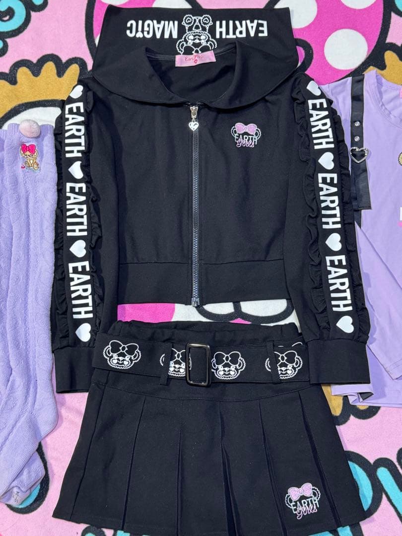 専用 アースマジック クマ耳Tシャツ・ビスチェ・スカパン ・ルーズ 130せんち