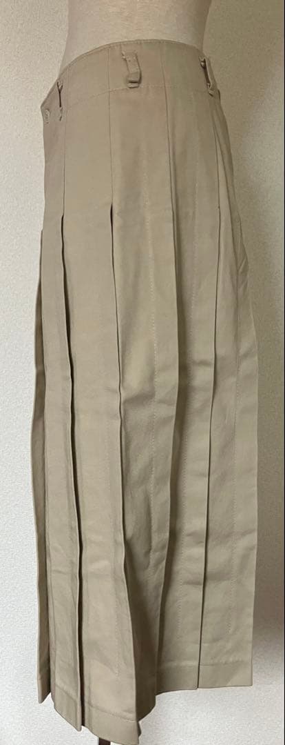 コムデギャルソンコムデギャルソン　プリーツ加工ガウチョパンツ 綿100%