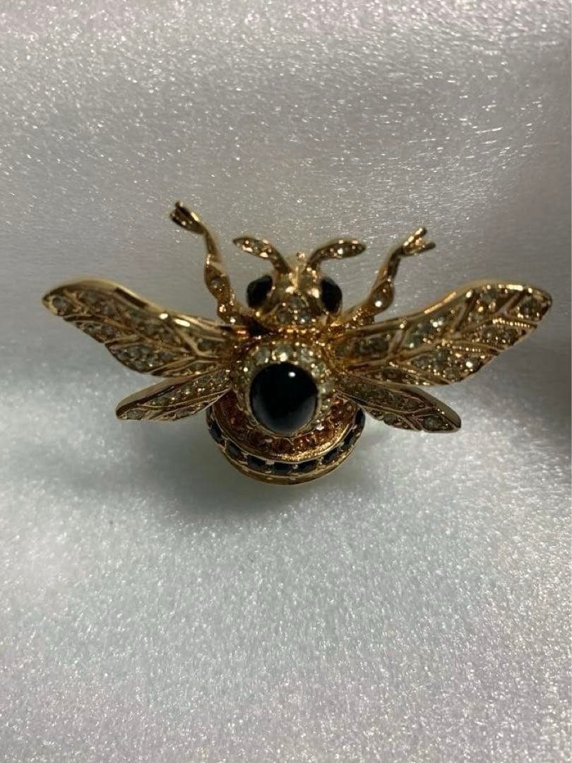 ☆CINER☆サイナーBeeブローチ きらきら大きな蜂アンティーク/ヴィンテージ