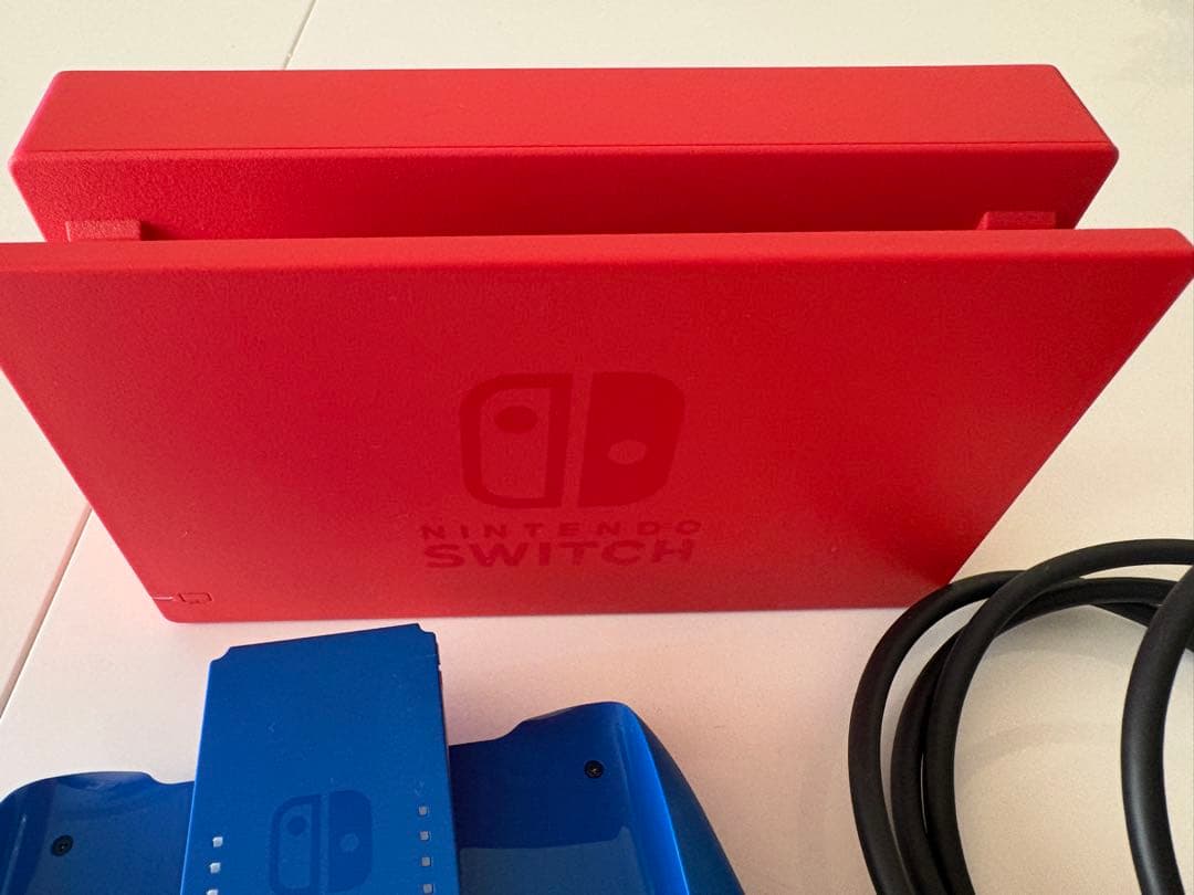 Nintendo Switch マリオレッド×ブルー セット【箱無】SDカード付