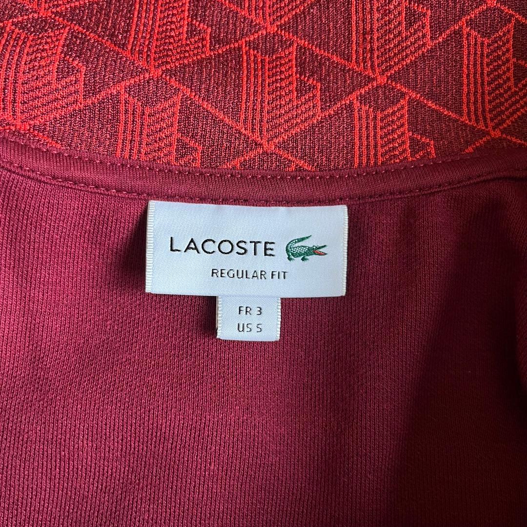 ラコステ LACOSTE モノグラムジャカードトラックジャケット